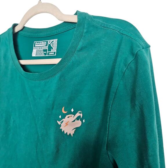 Dutch Bros Killer Coffee Shirt Womens Casual Graphic Tee Size L Skeleton Hands - Picture 6 of 7